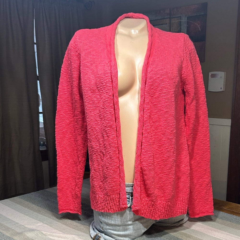 Kim Gravel belle Beach Elegant Open-Front knit cotton Cardigan